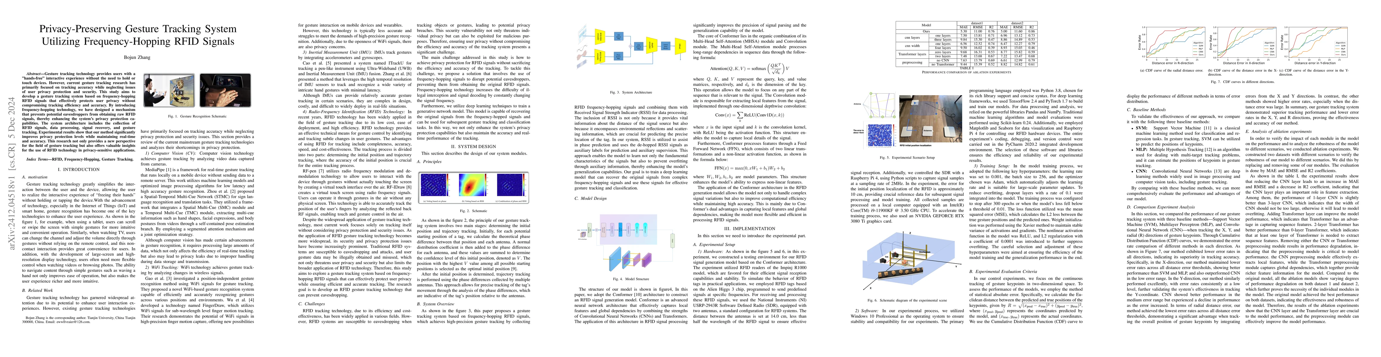 Thumbnail for Privacy-Preserving Gesture Tracking System Utilizing Frequency-Hopping
  RFID Signals
