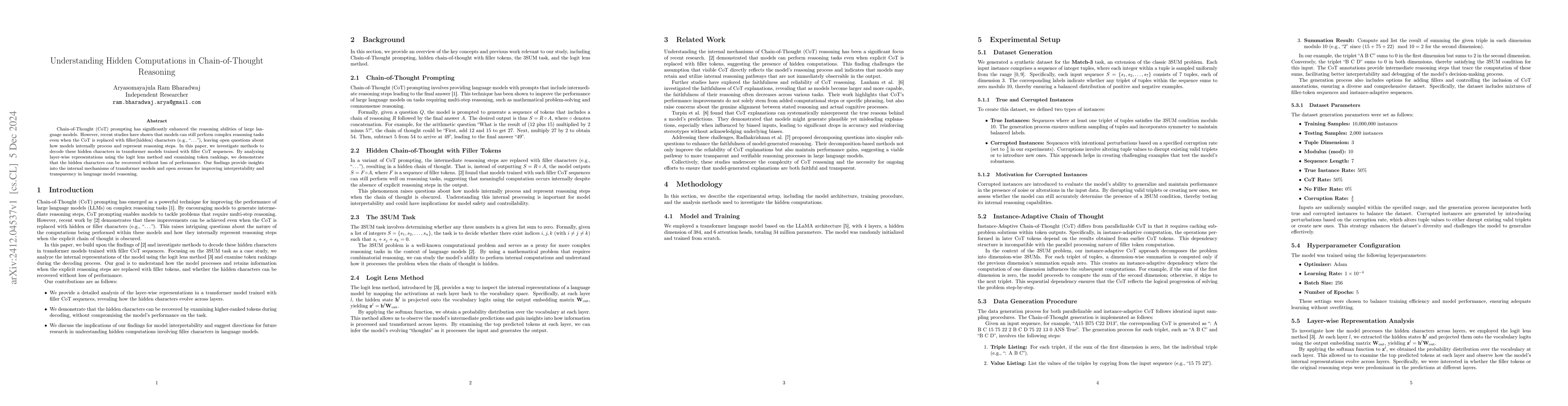 Thumbnail for Understanding Hidden Computations in Chain-of-Thought Reasoning