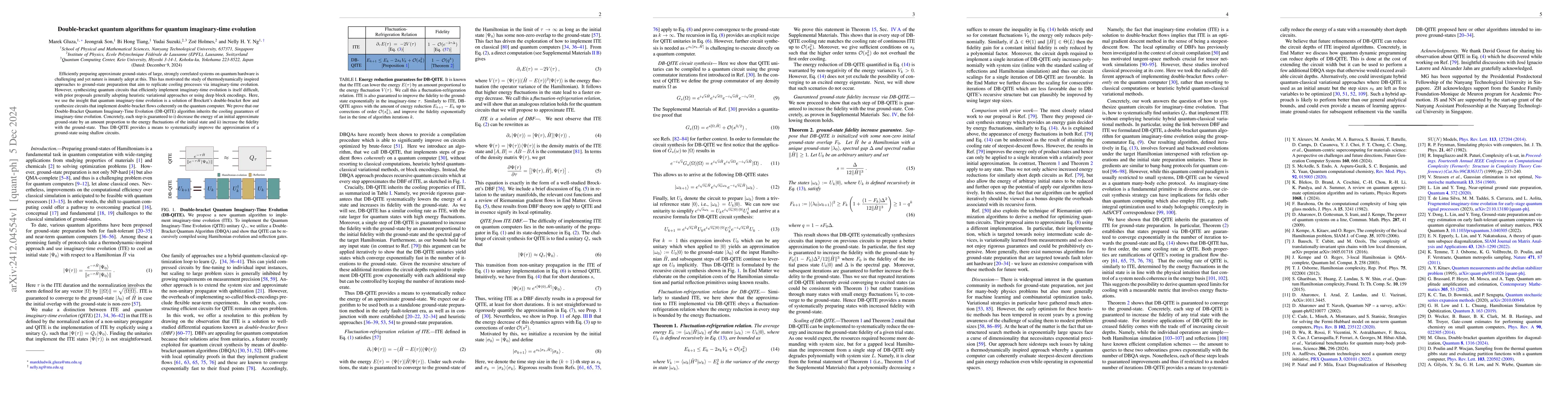 Thumbnail for Double-bracket quantum algorithms for quantum imaginary-time evolution