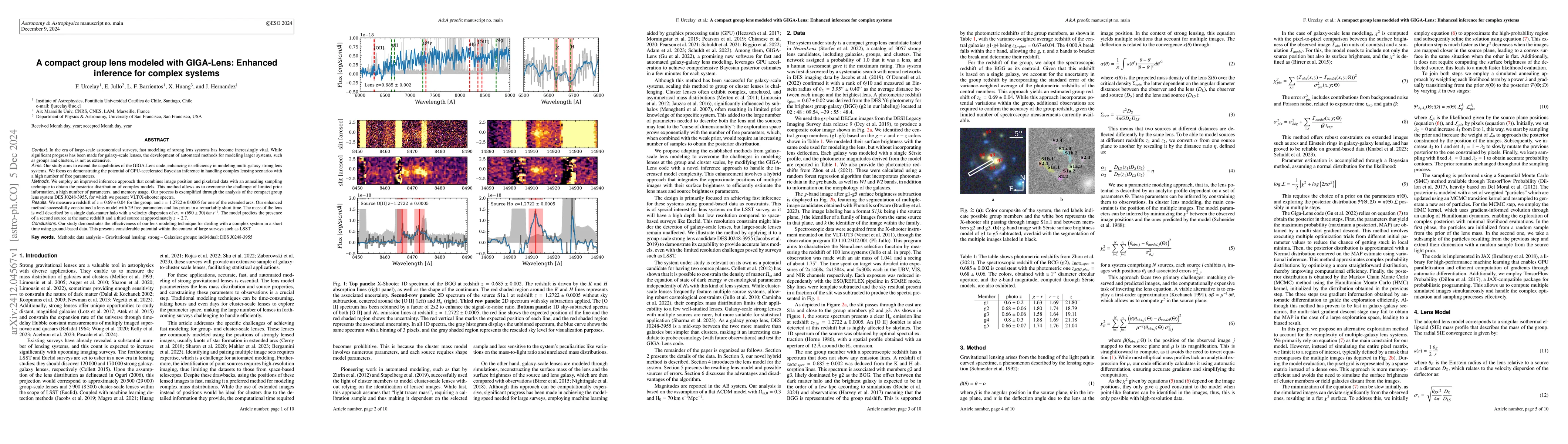 Thumbnail for A compact group lens modeled with GIGA-Lens: Enhanced inference for
  complex systems