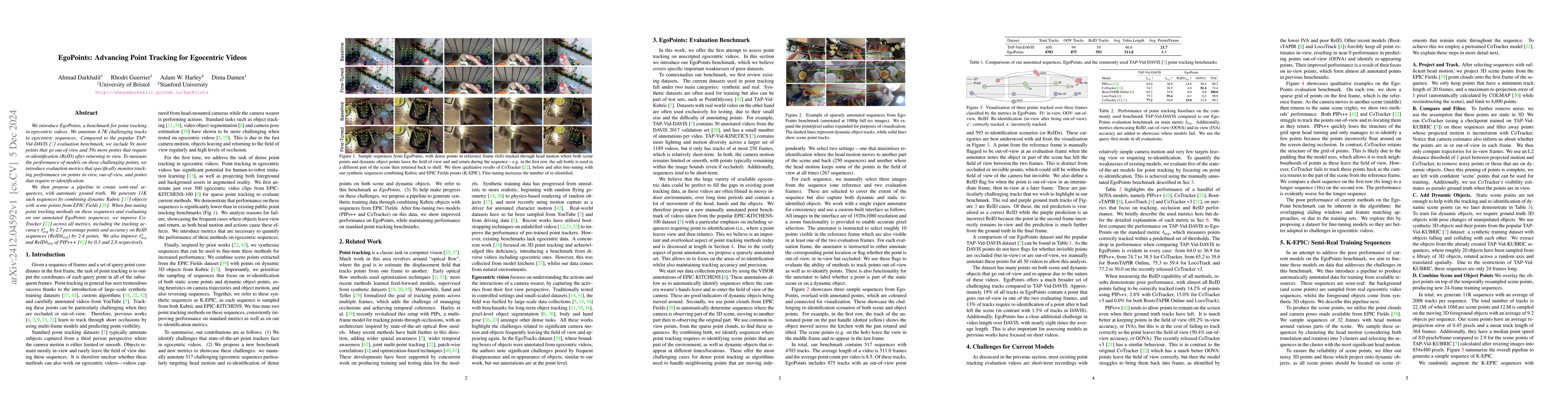 Thumbnail for EgoPoints: Advancing Point Tracking for Egocentric Videos