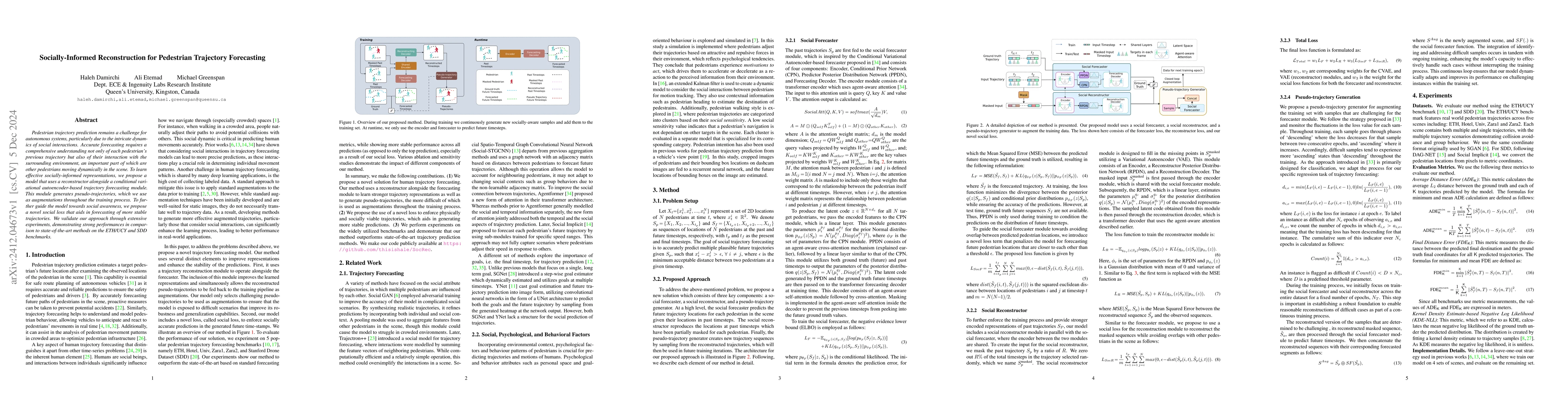 Thumbnail for Socially-Informed Reconstruction for Pedestrian Trajectory Forecasting