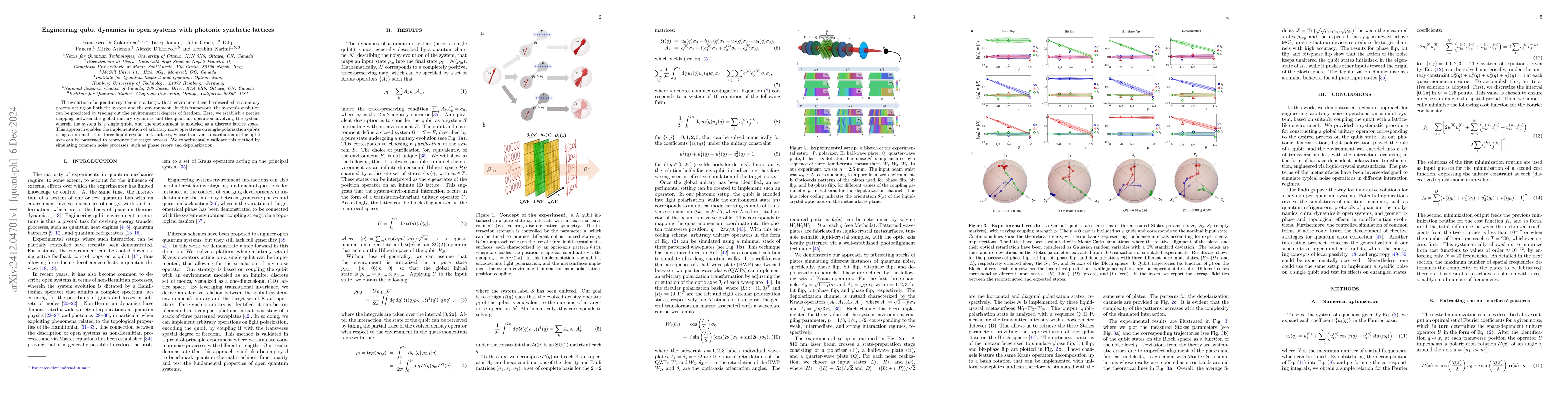 Thumbnail for Engineering qubit dynamics in open systems with photonic synthetic
  lattices
