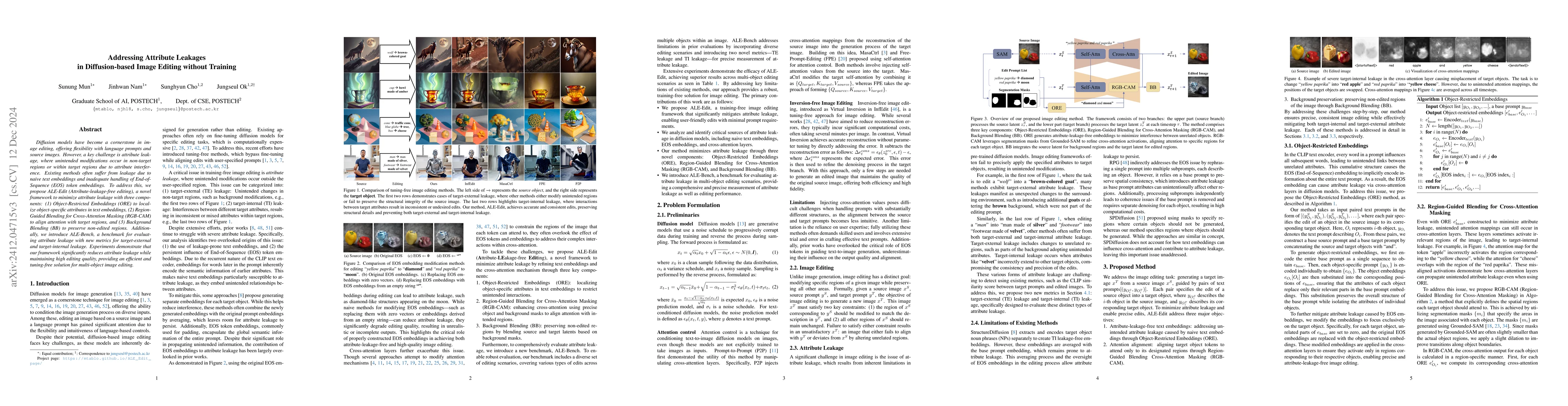 Thumbnail for Addressing Attribute Leakages in Diffusion-based Image Editing without
  Training