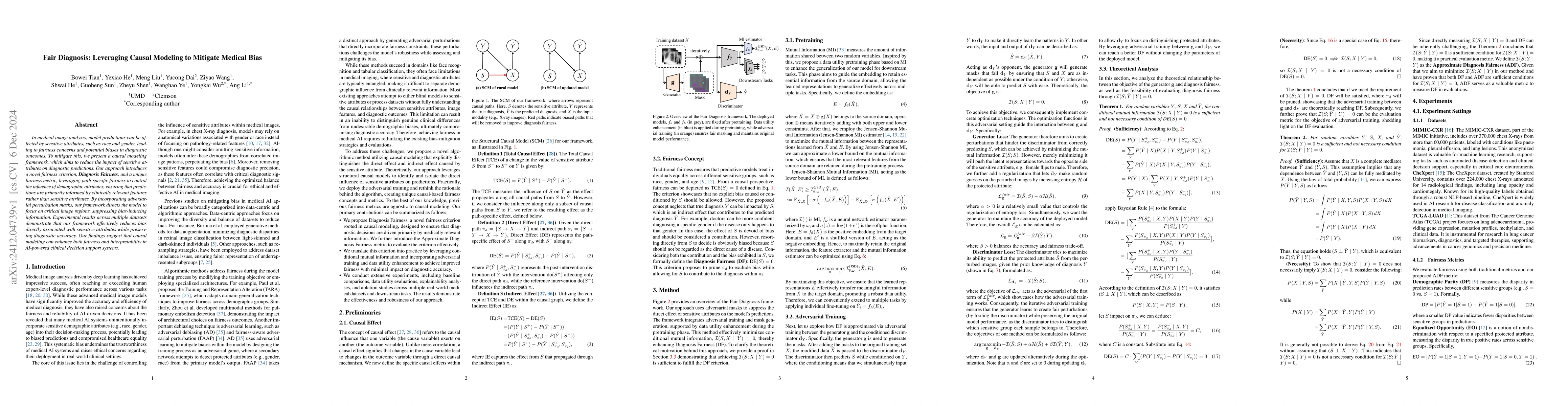 Thumbnail for Fair Diagnosis: Leveraging Causal Modeling to Mitigate Medical Bias