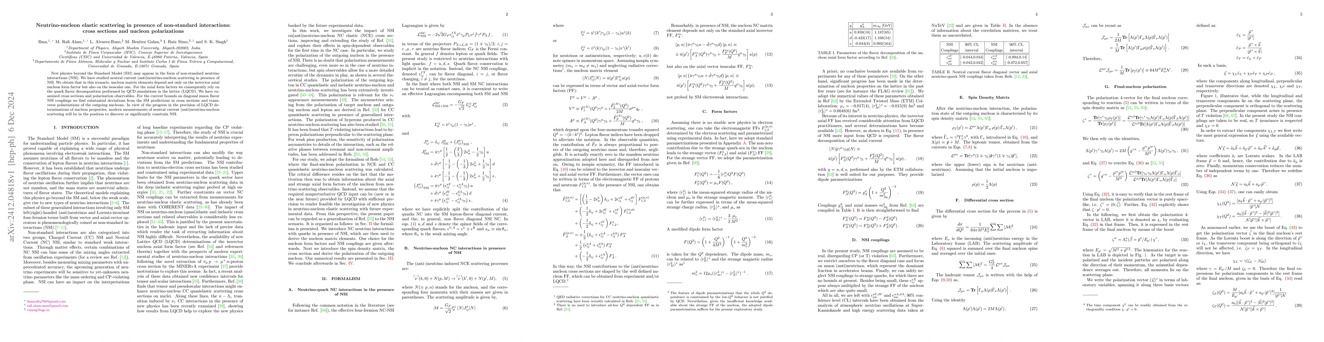 Thumbnail for Neutrino-nucleon elastic scattering in presence of non-standard
  interactions: cross sections and nucleon polarizations