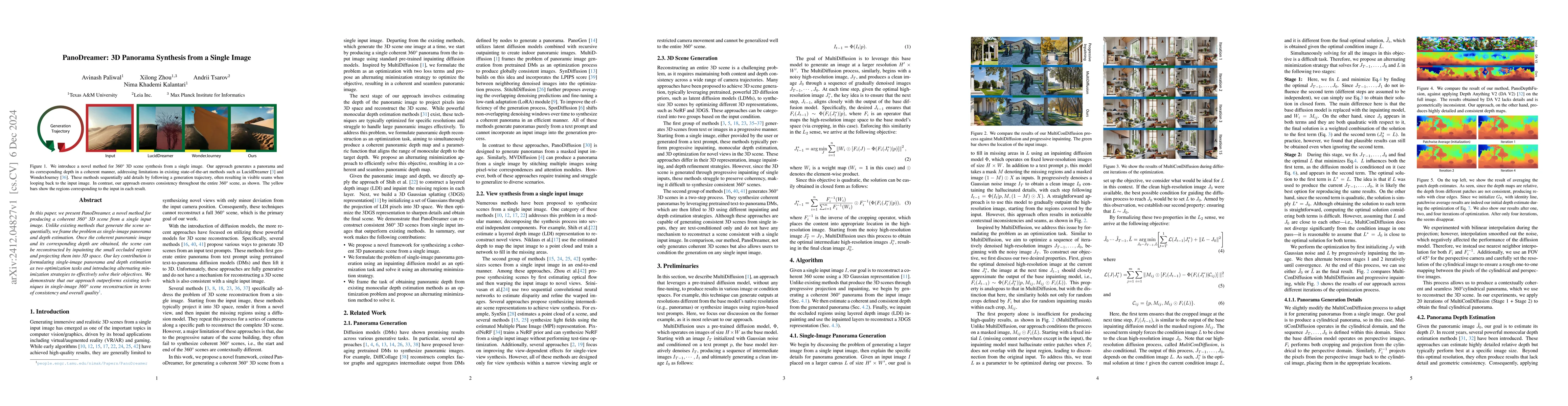 Thumbnail for PanoDreamer: 3D Panorama Synthesis from a Single Image