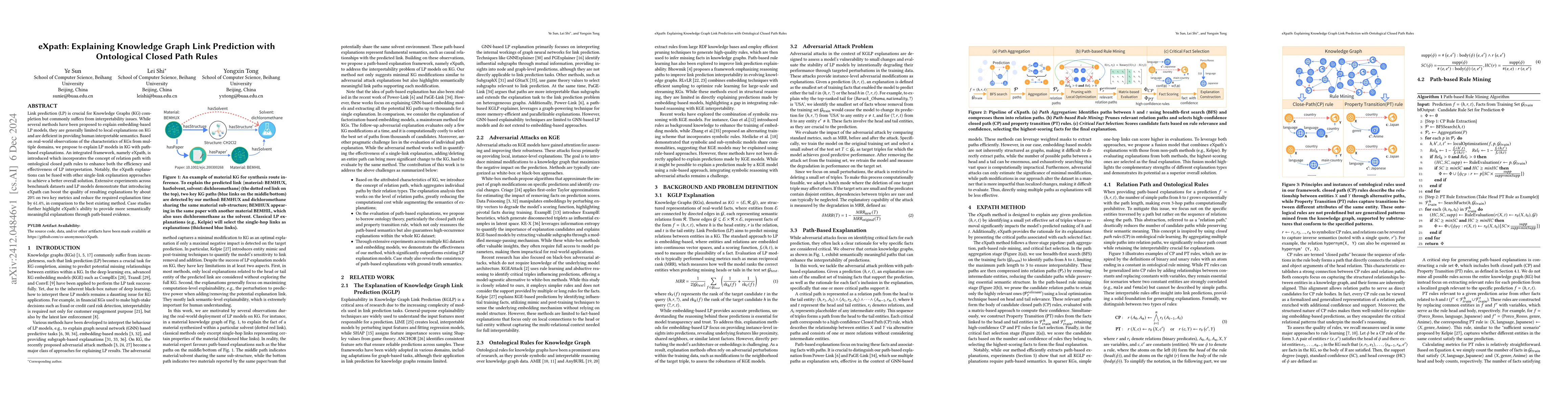 Thumbnail for eXpath: Explaining Knowledge Graph Link Prediction with Ontological
  Closed Path Rules