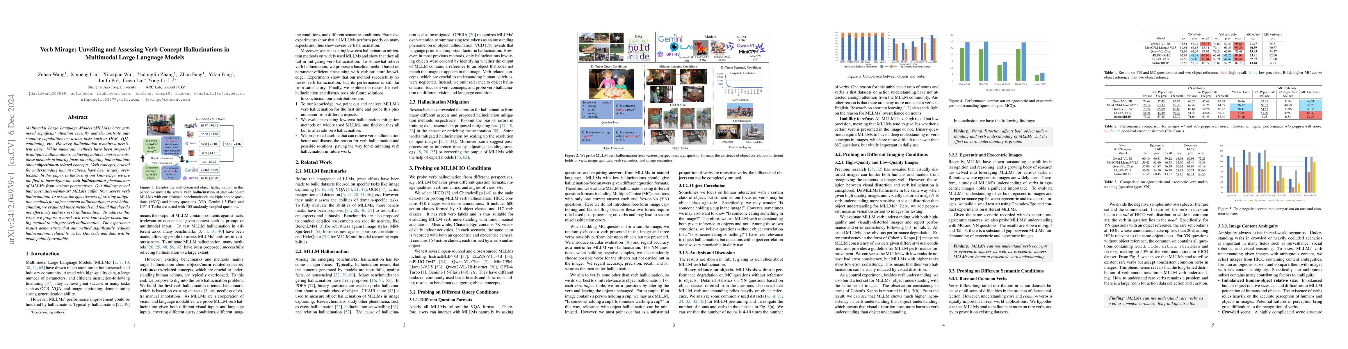 Thumbnail for Verb Mirage: Unveiling and Assessing Verb Concept Hallucinations in
  Multimodal Large Language Models