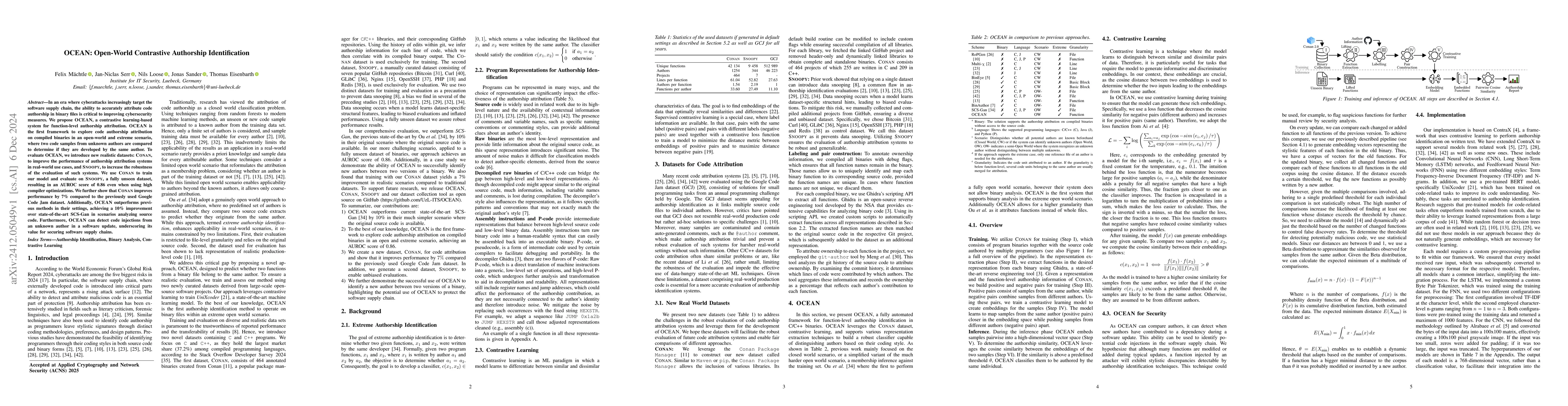 Thumbnail for OCEAN: Open-World Contrastive Authorship Identification