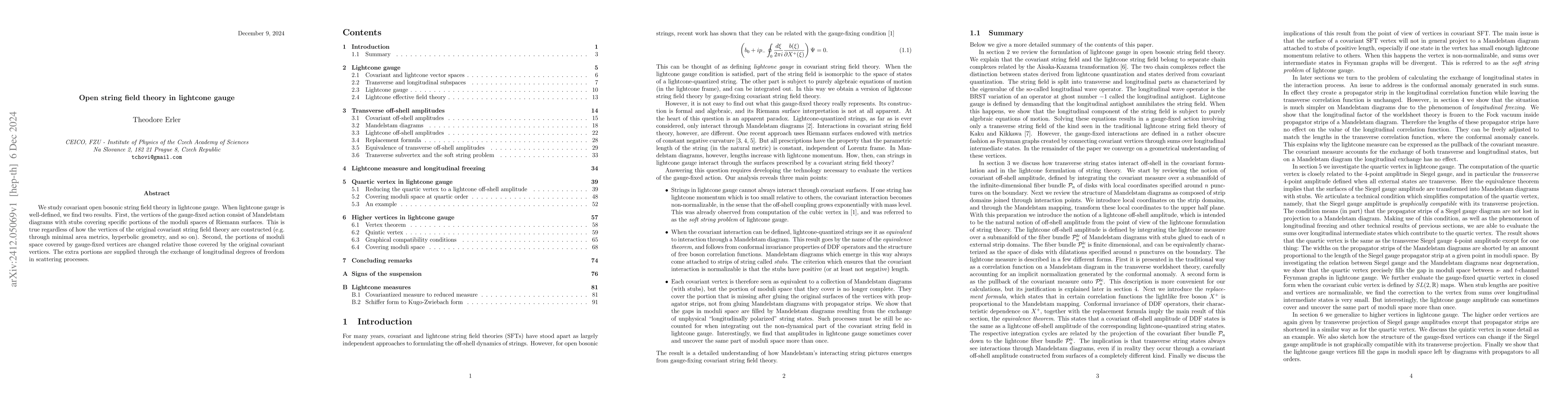 Thumbnail for Open string field theory in lightcone gauge