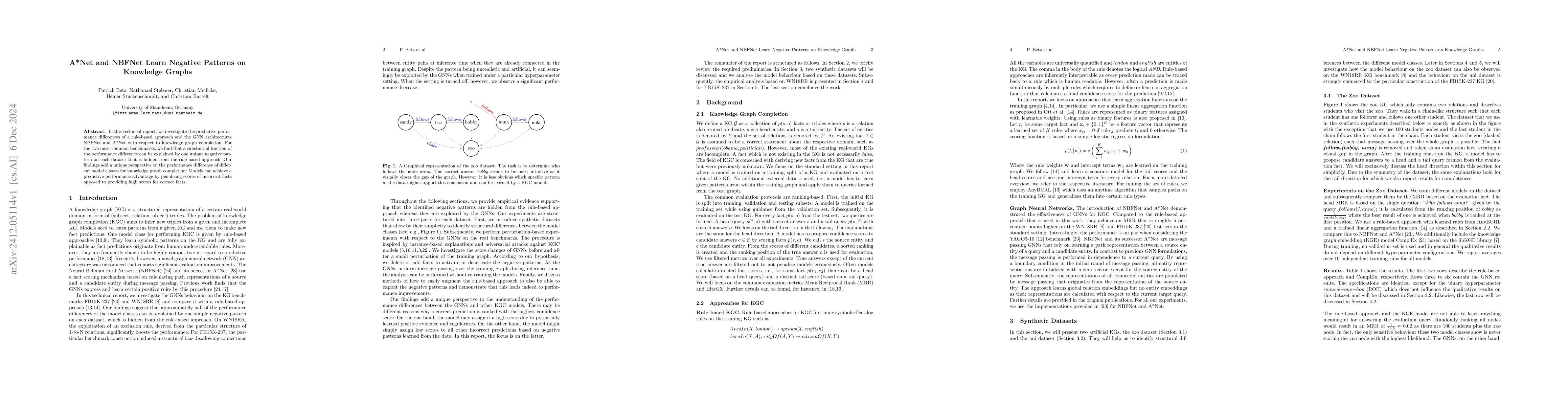 Thumbnail for A*Net and NBFNet Learn Negative Patterns on Knowledge Graphs