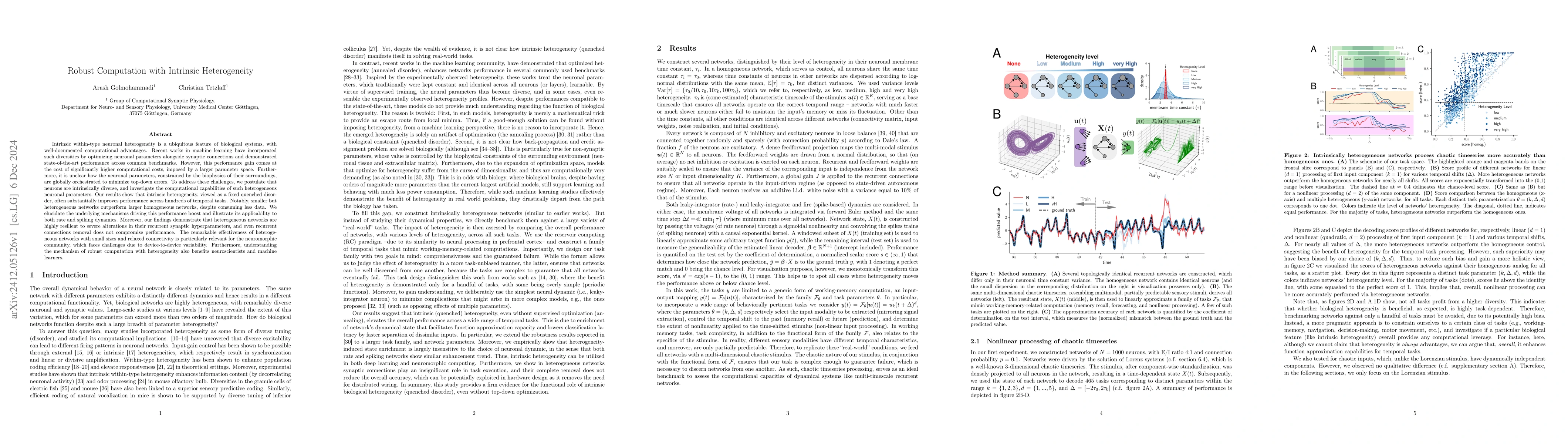 Thumbnail for Robust Computation with Intrinsic Heterogeneity