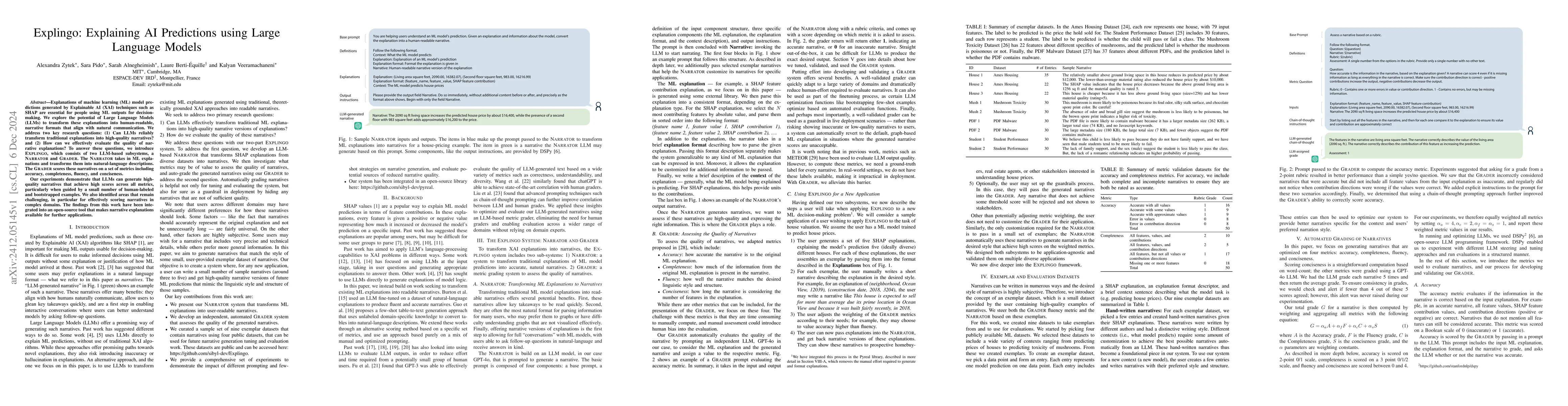 Thumbnail for Explingo: Explaining AI Predictions using Large Language Models