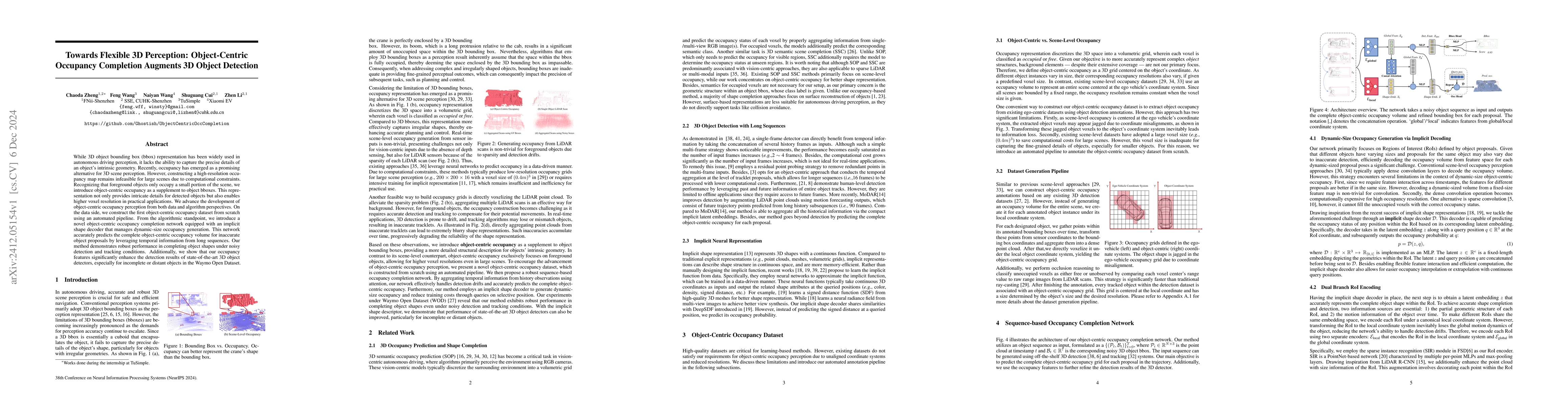 Thumbnail for Towards Flexible 3D Perception: Object-Centric Occupancy Completion
  Augments 3D Object Detection