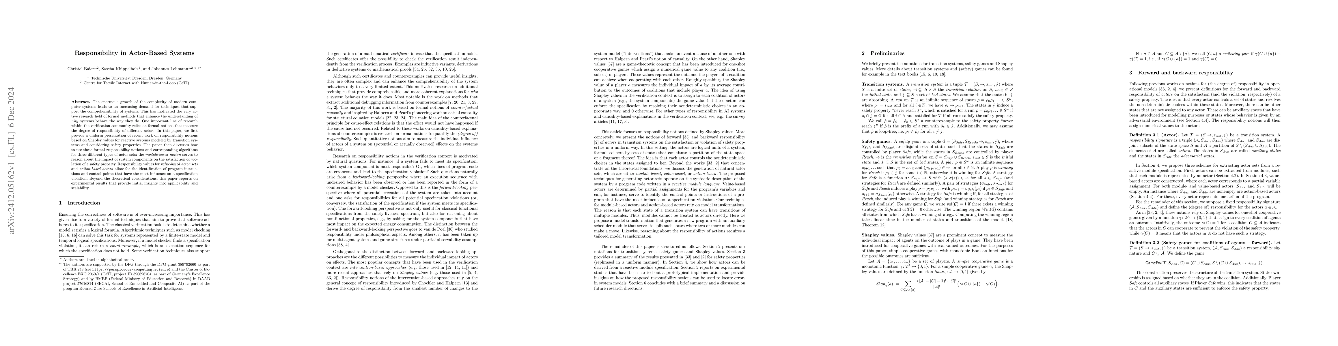 Thumbnail for Responsibility in Actor-Based Systems