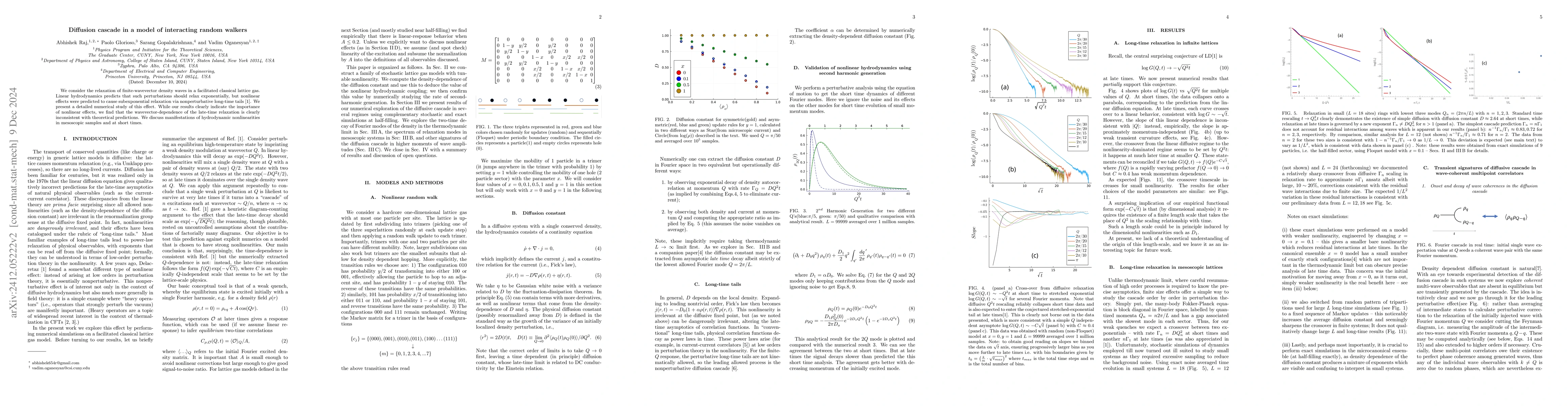 Thumbnail for Diffusion cascade in a model of interacting random walkers
