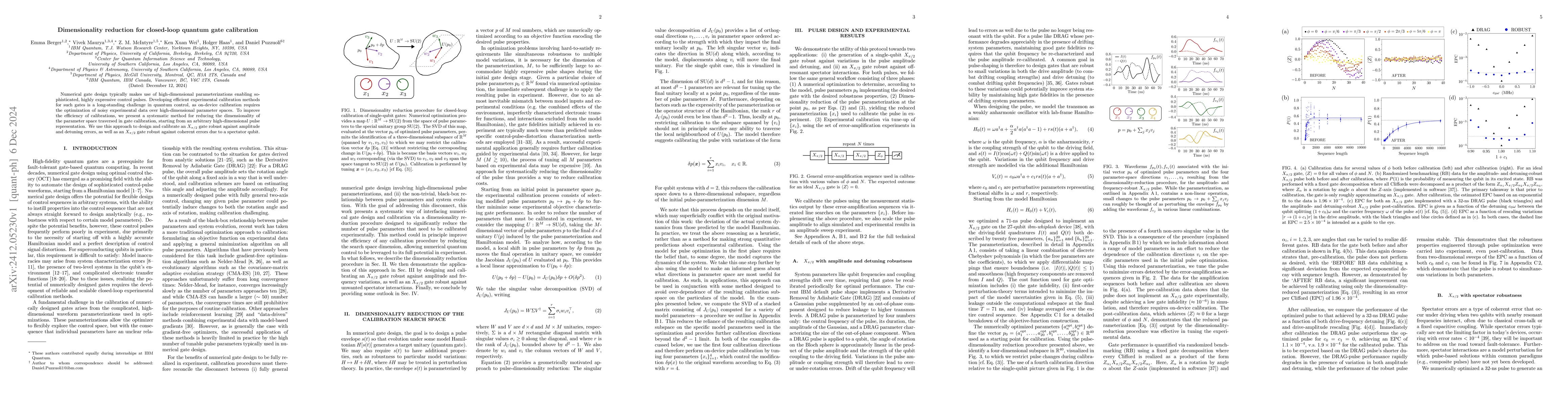 Thumbnail for Dimensionality reduction for closed-loop quantum gate calibration