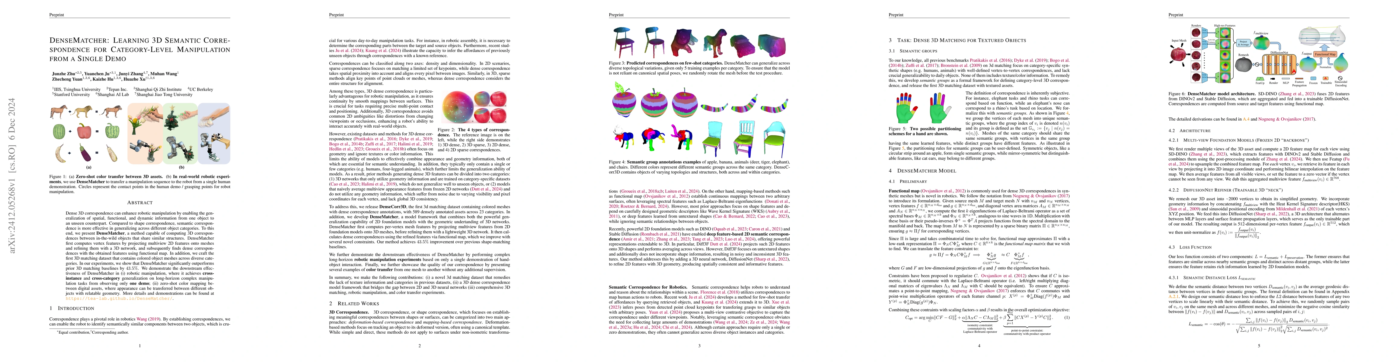 Thumbnail for DenseMatcher: Learning 3D Semantic Correspondence for Category-Level
  Manipulation from a Single Demo