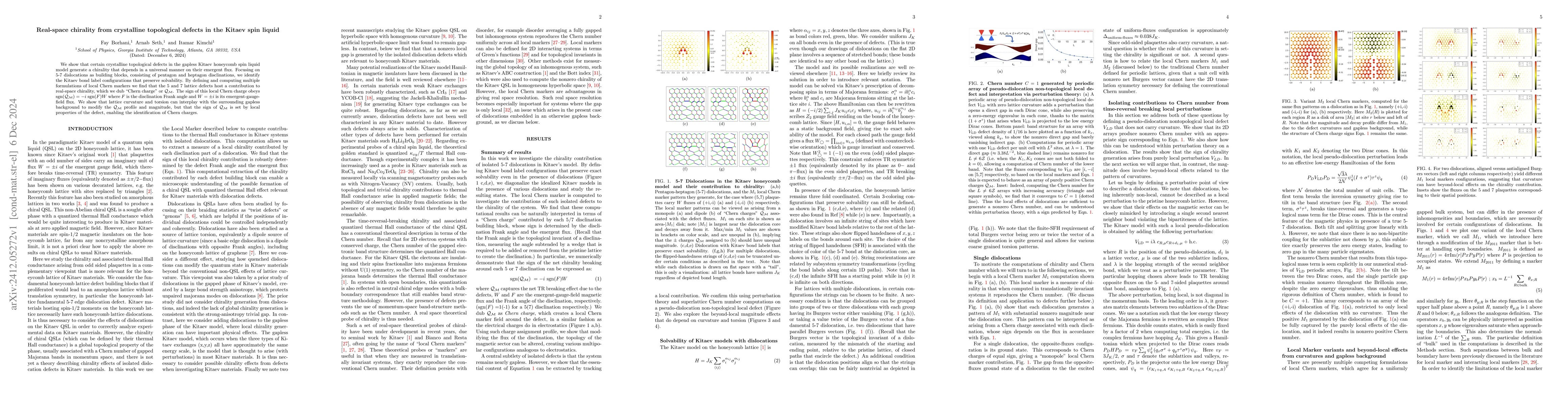 Thumbnail for Real-space chirality from crystalline topological defects in the Kitaev
  spin liquid