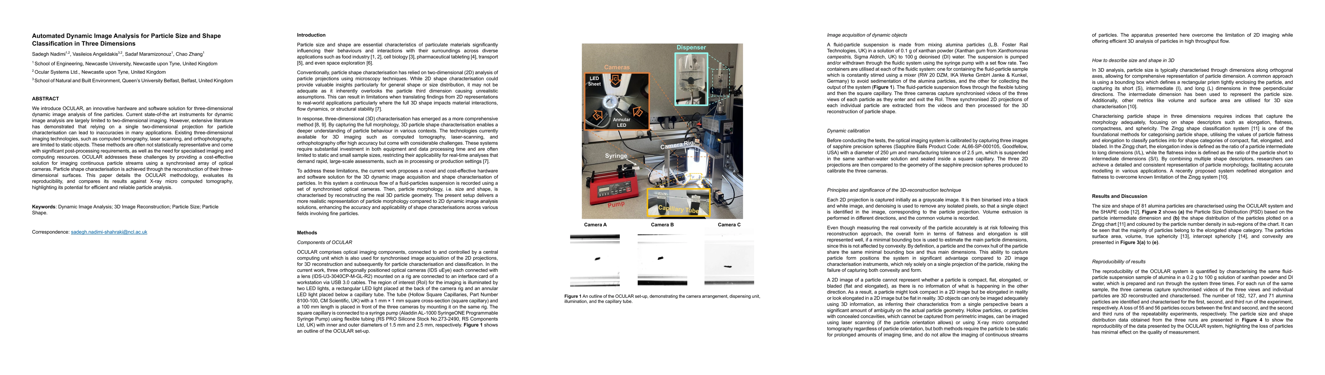 Thumbnail for Automated Dynamic Image Analysis for Particle Size and Shape
  Classification in Three Dimensions