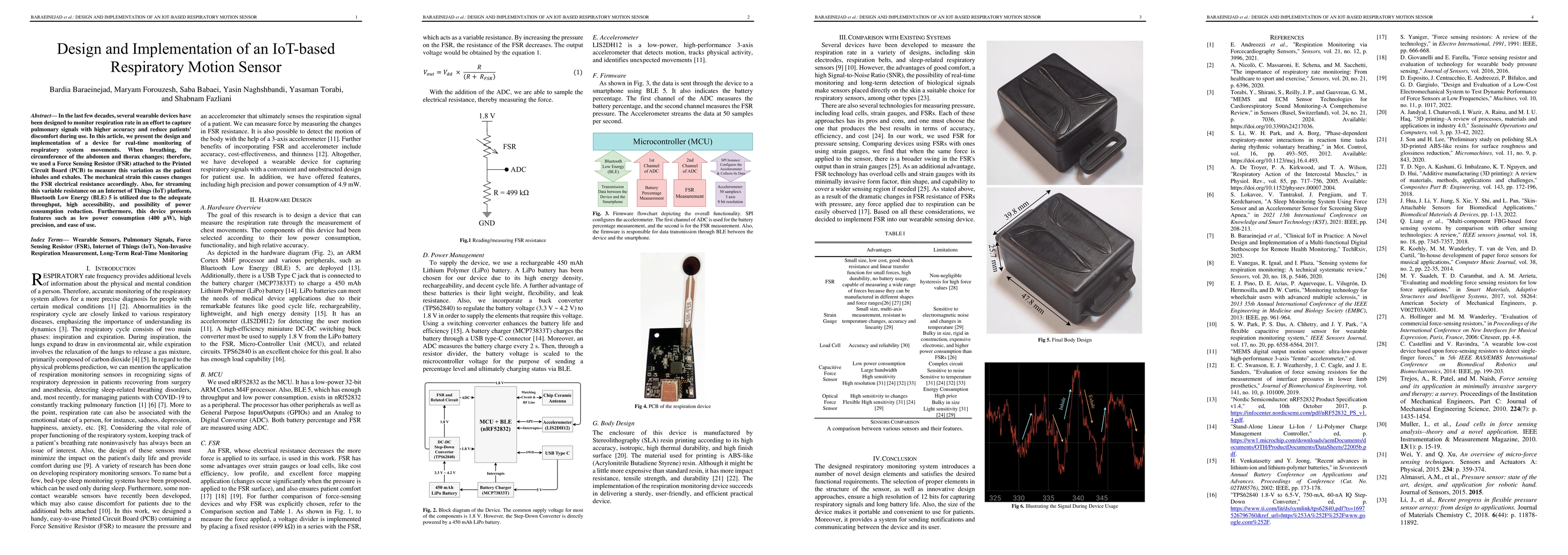 Thumbnail for Design and Implementation of an IoT-based Respiratory Motion Sensor