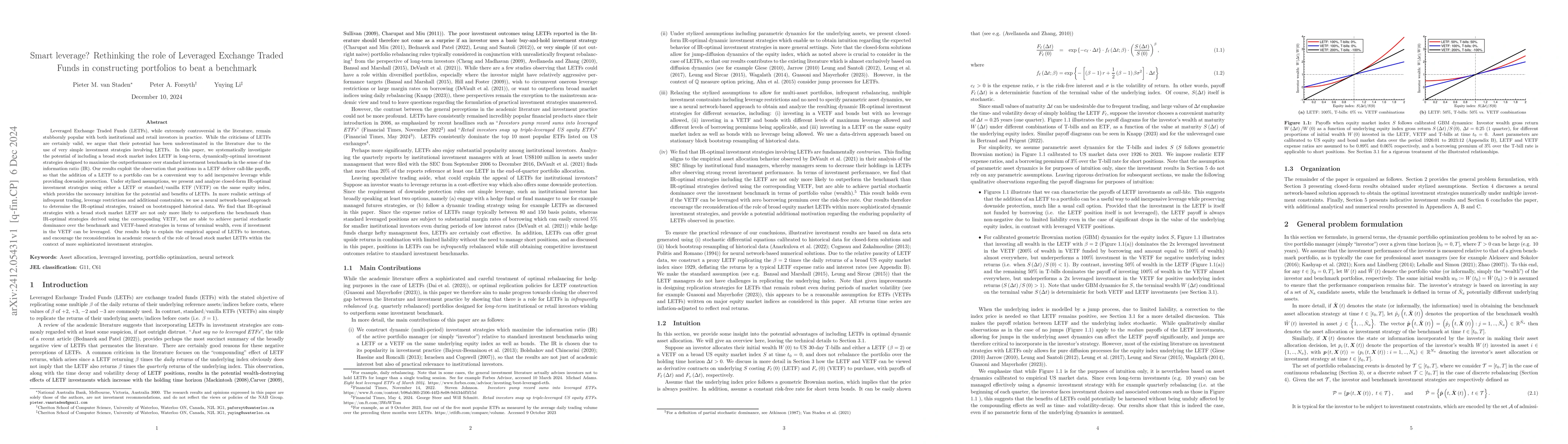 Thumbnail for Smart leverage? Rethinking the role of Leveraged Exchange Traded Funds
  in constructing portfolios to beat a benchmark