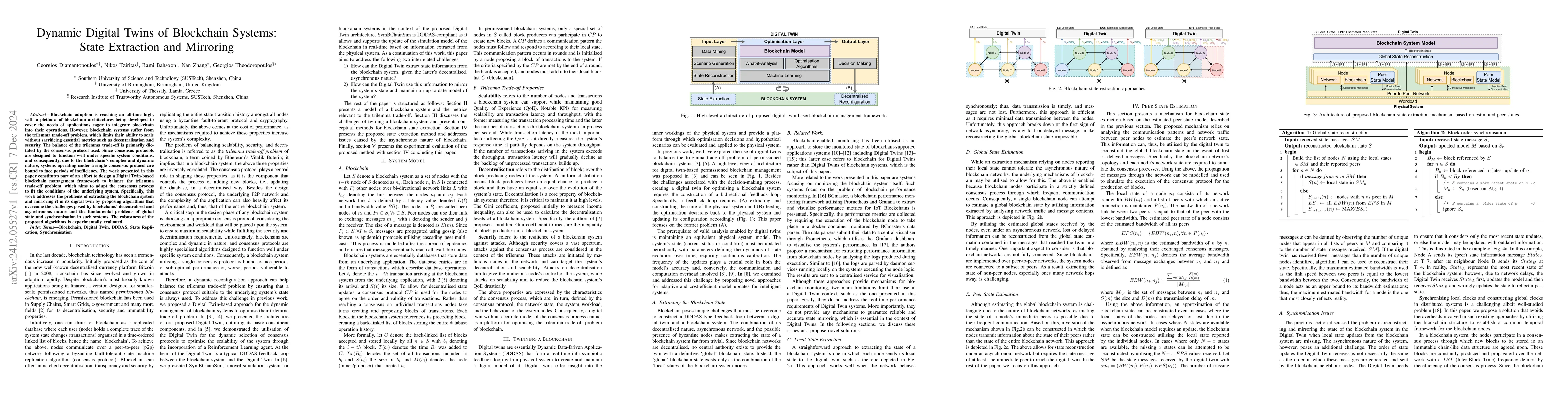 Thumbnail for Dynamic Digital Twins of Blockchain Systems: State Extraction and
  Mirroring