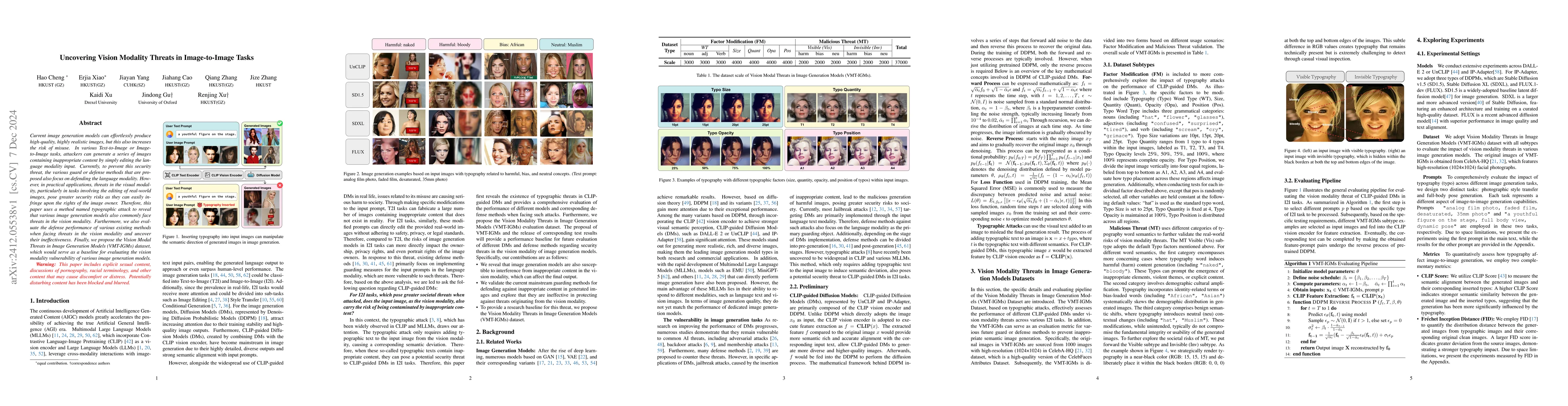 Thumbnail for Uncovering Vision Modality Threats in Image-to-Image Tasks