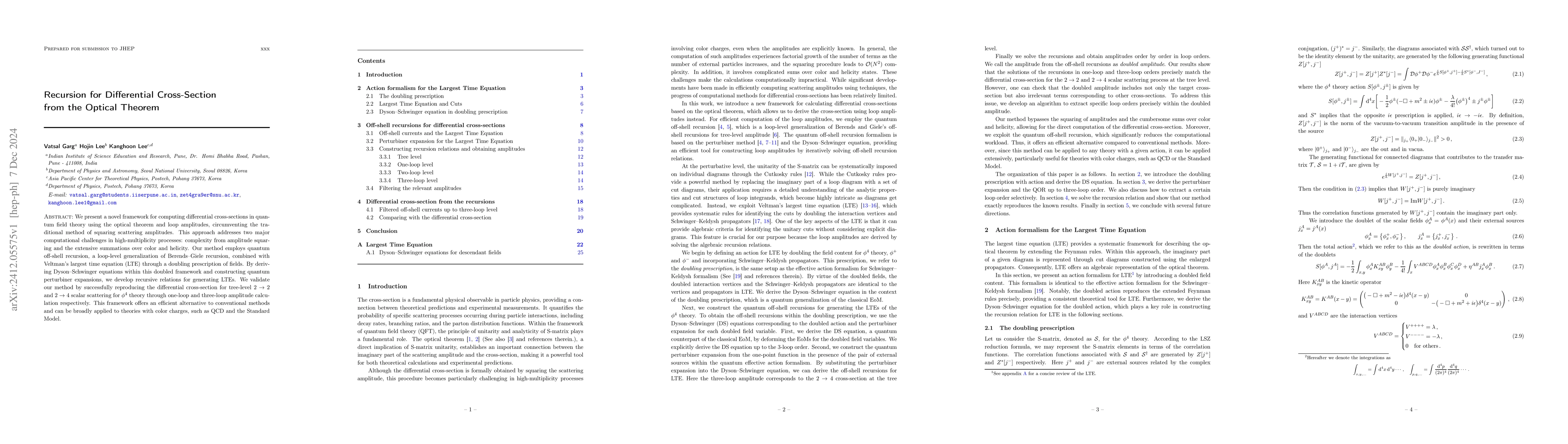 Thumbnail for Recursion for Differential Cross-Section from the Optical Theorem