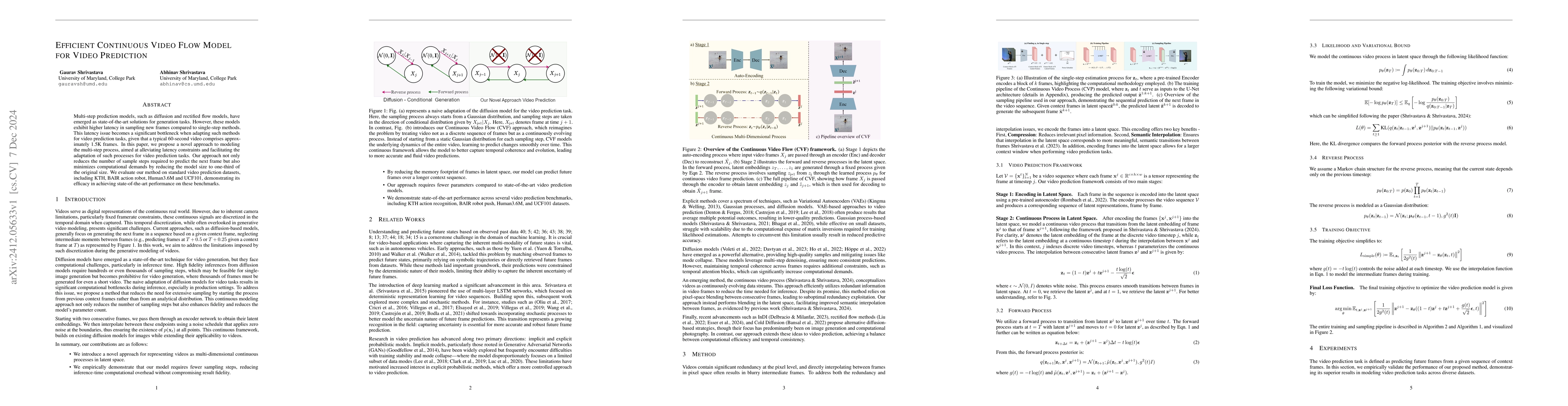 Thumbnail for Efficient Continuous Video Flow Model for Video Prediction