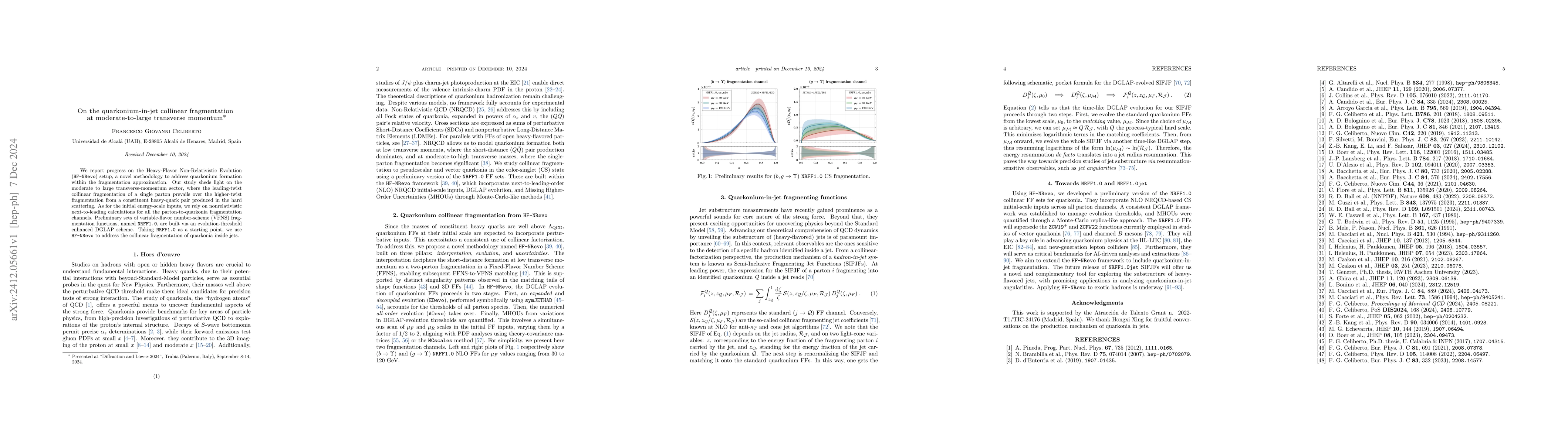 Thumbnail for On the quarkonium-in-jet collinear fragmentation at moderate-to-large
  transverse momentum