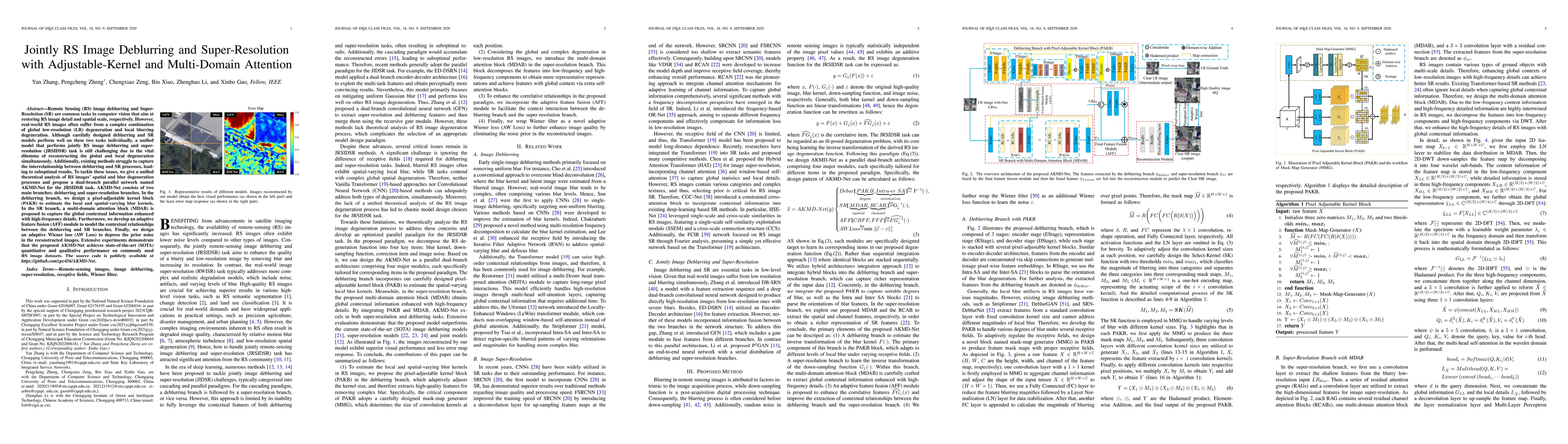 Thumbnail for Jointly RS Image Deblurring and Super-Resolution with Adjustable-Kernel
  and Multi-Domain Attention