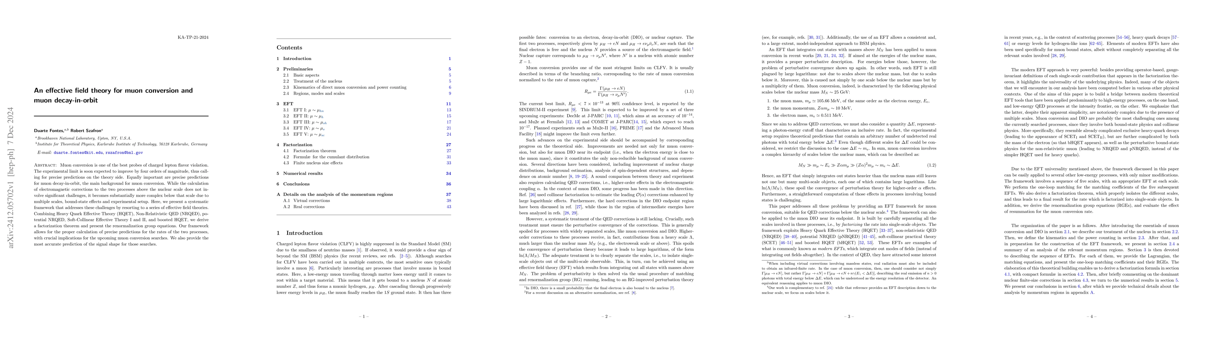 Thumbnail for An effective field theory for muon conversion and muon decay-in-orbit