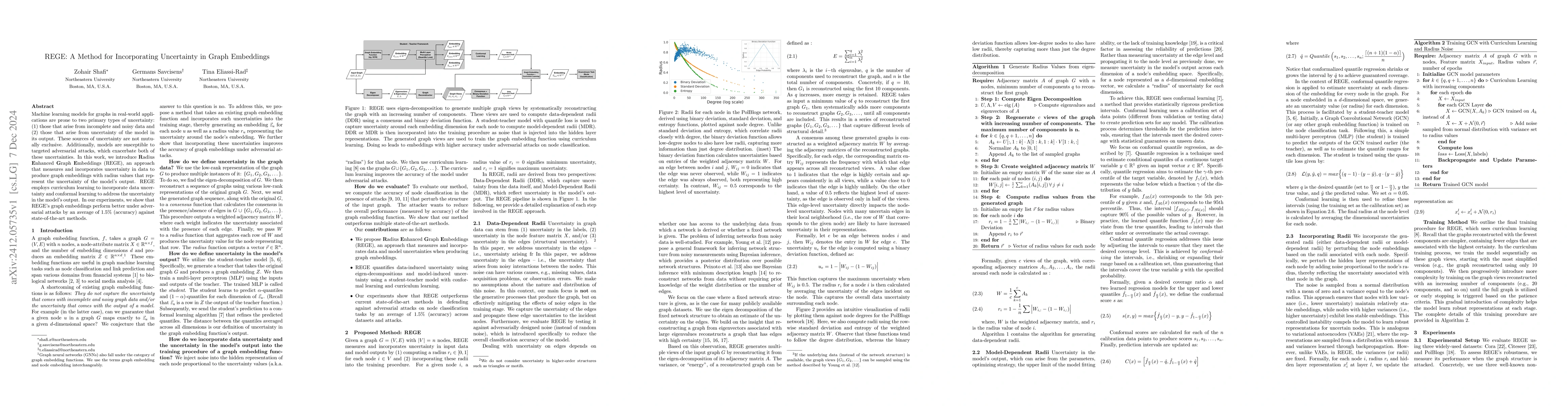 Thumbnail for REGE: A Method for Incorporating Uncertainty in Graph Embeddings