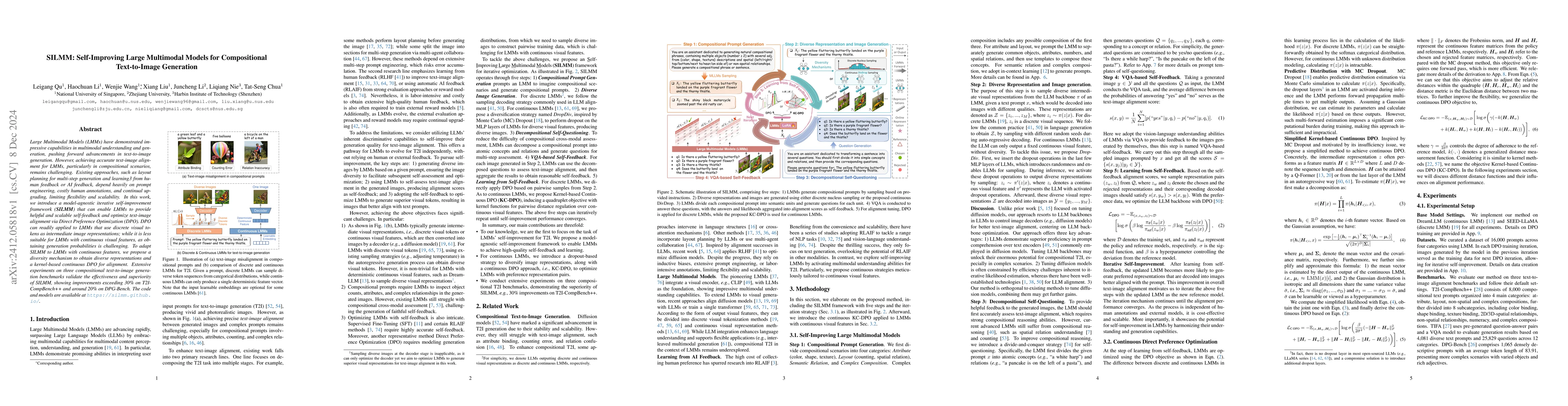 Thumbnail for SILMM: Self-Improving Large Multimodal Models for Compositional
  Text-to-Image Generation