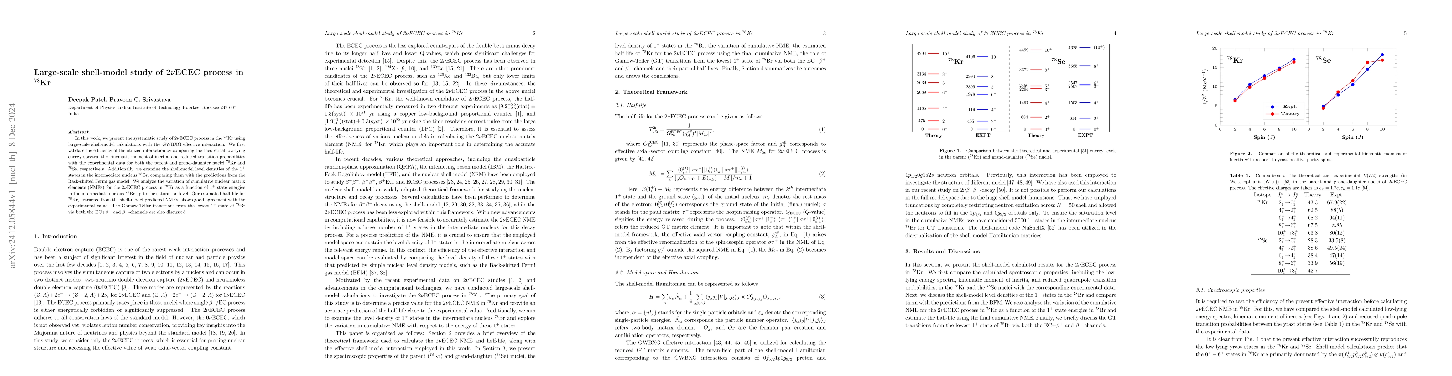 Thumbnail for Large-scale shell-model study of 2$ν$ECEC process in $^{78}$Kr