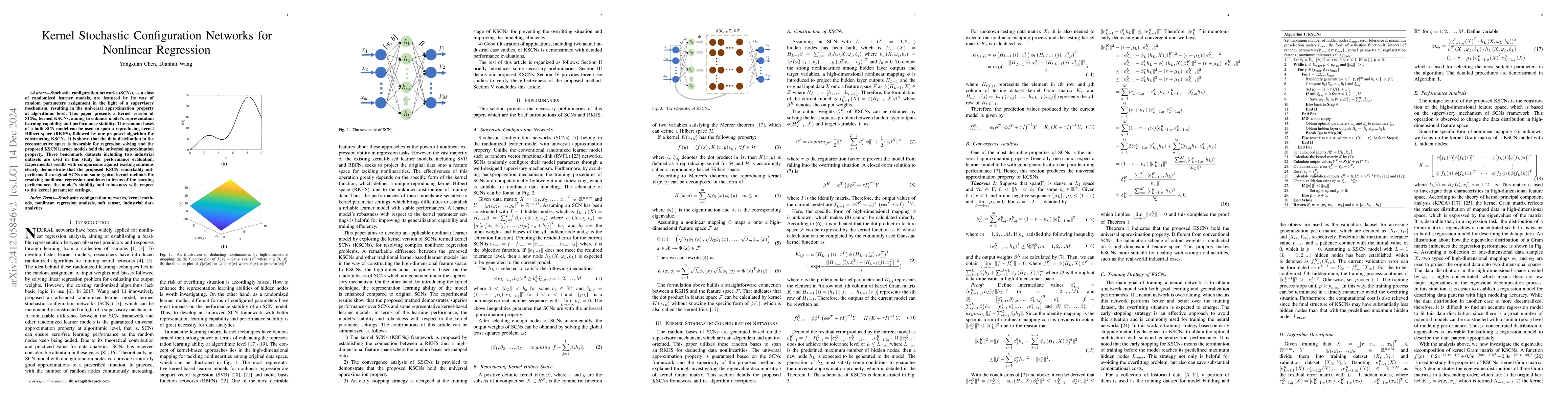 Thumbnail for Kernel Stochastic Configuration Networks for Nonlinear Regression