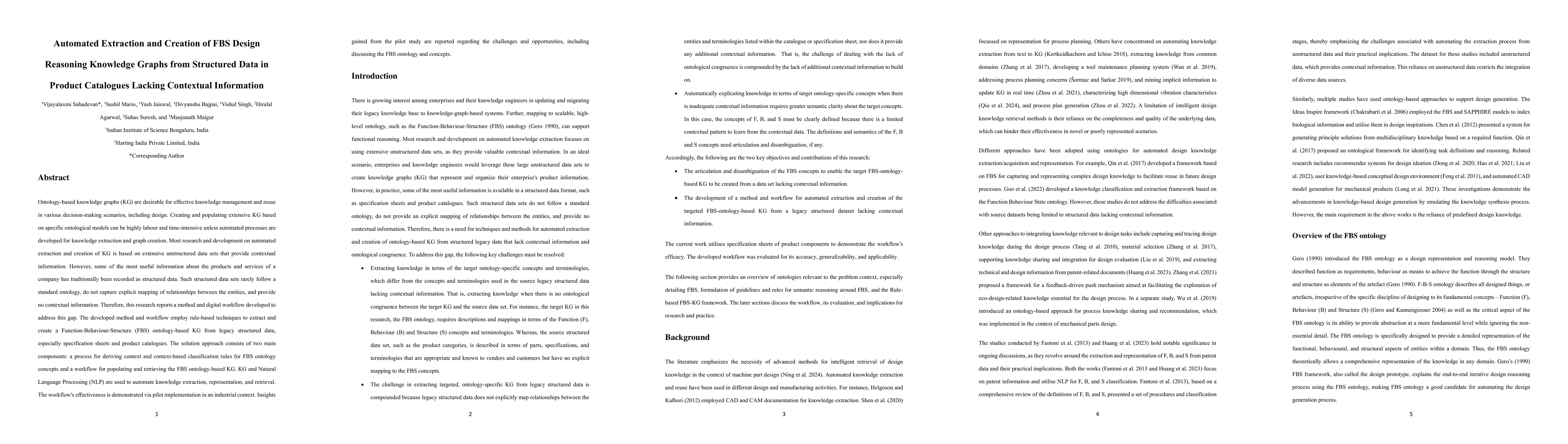Thumbnail for Automated Extraction and Creation of FBS Design Reasoning Knowledge
  Graphs from Structured Data in Product Catalogues Lacking Contextual
  Information