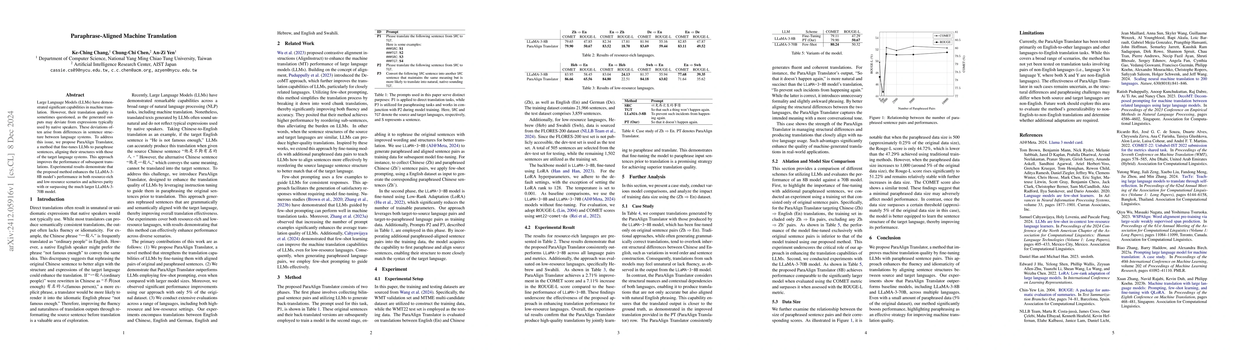 Thumbnail for Paraphrase-Aligned Machine Translation
