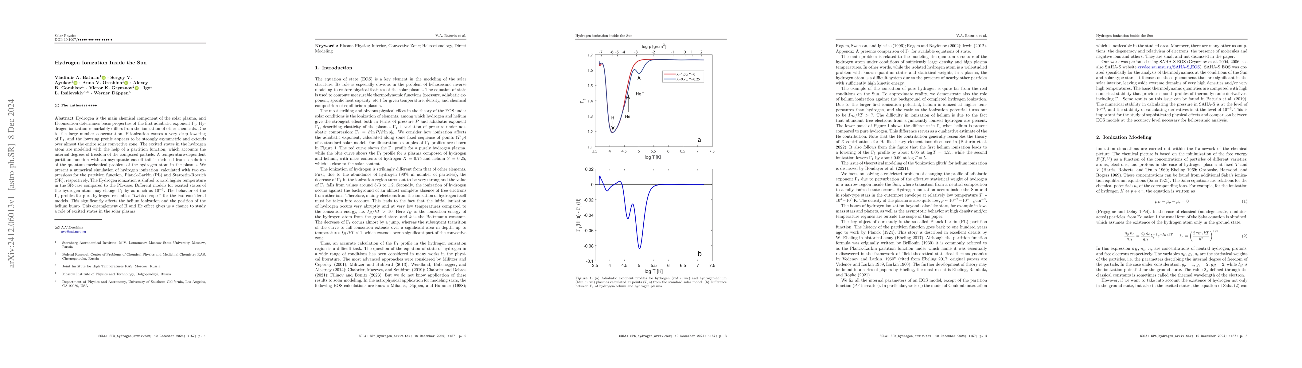Thumbnail for Hydrogen Ionization Inside the Sun