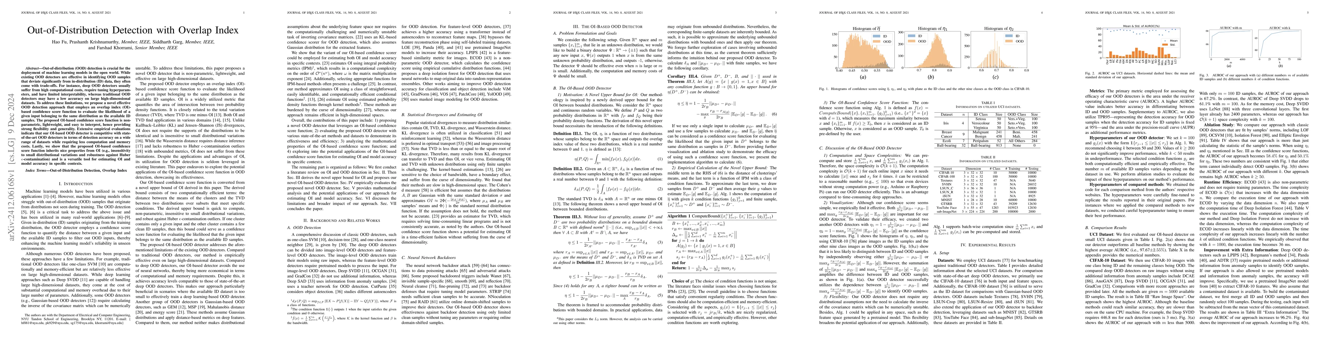 Thumbnail for Out-of-Distribution Detection with Overlap Index