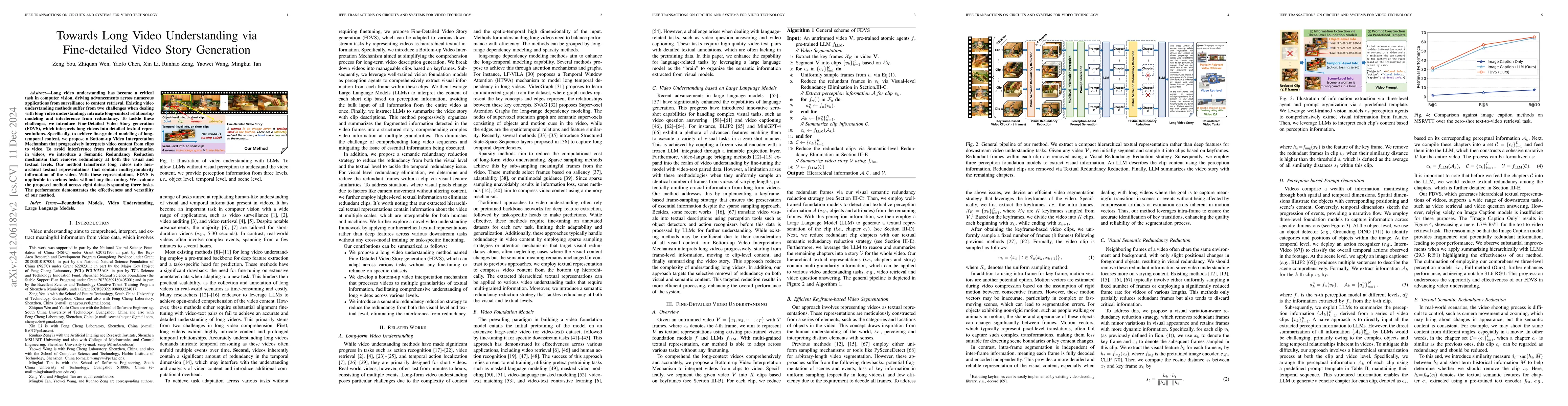 Thumbnail for Towards Long Video Understanding via Fine-detailed Video Story
  Generation