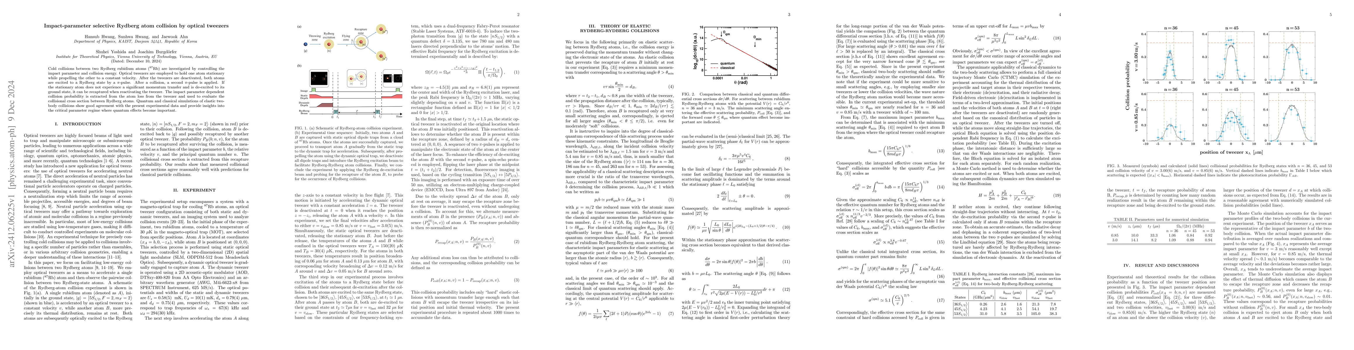 Thumbnail for Impact-parameter selective Rydberg atom collision by optical tweezers