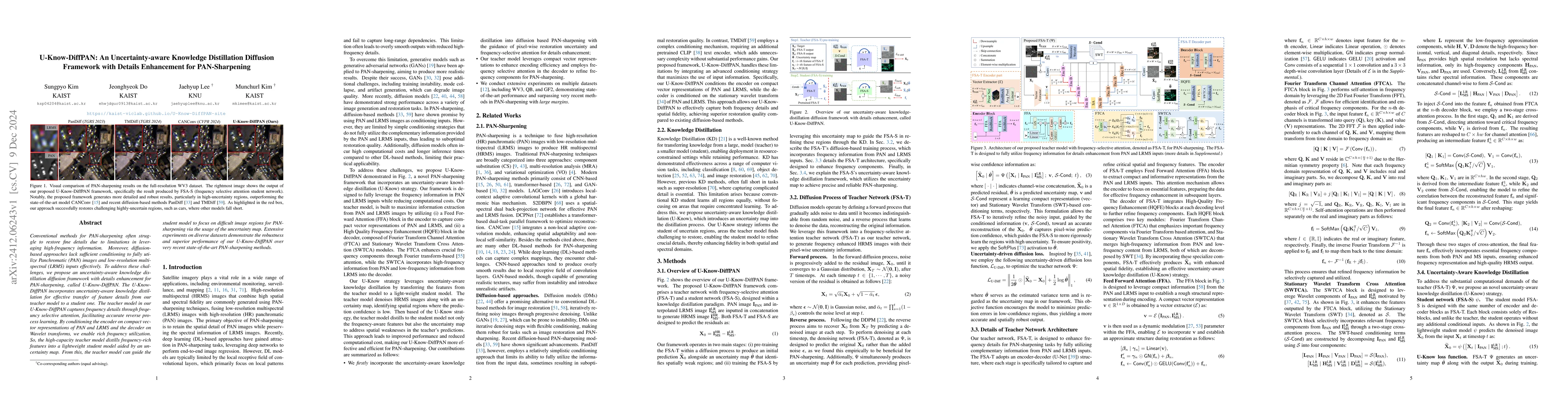 Thumbnail for U-Know-DiffPAN: An Uncertainty-aware Knowledge Distillation Diffusion
  Framework with Details Enhancement for PAN-Sharpening