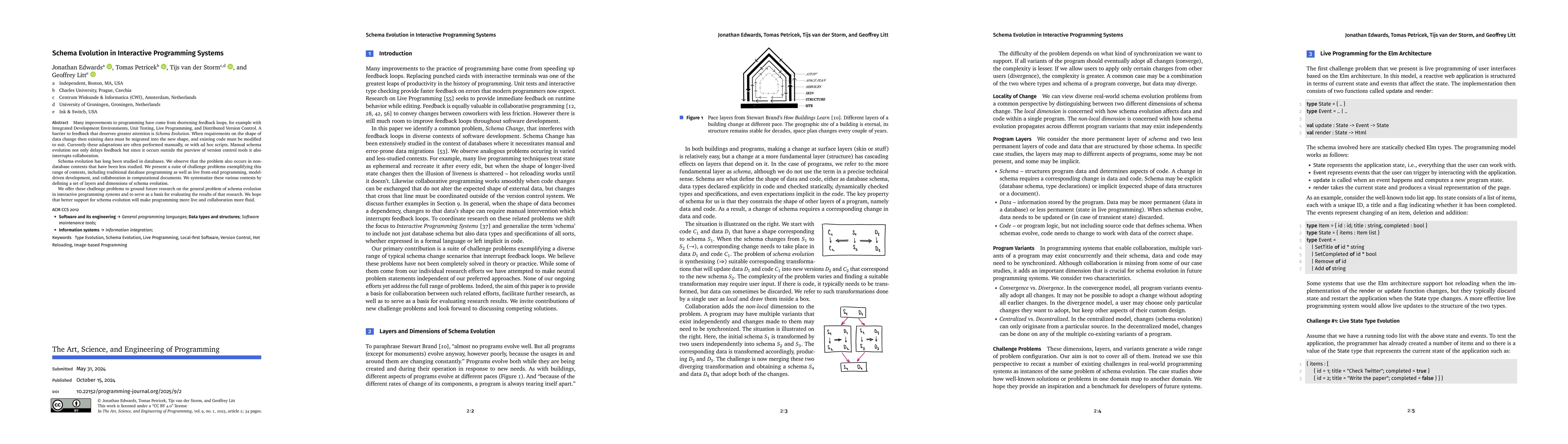 Thumbnail for Schema Evolution in Interactive Programming Systems