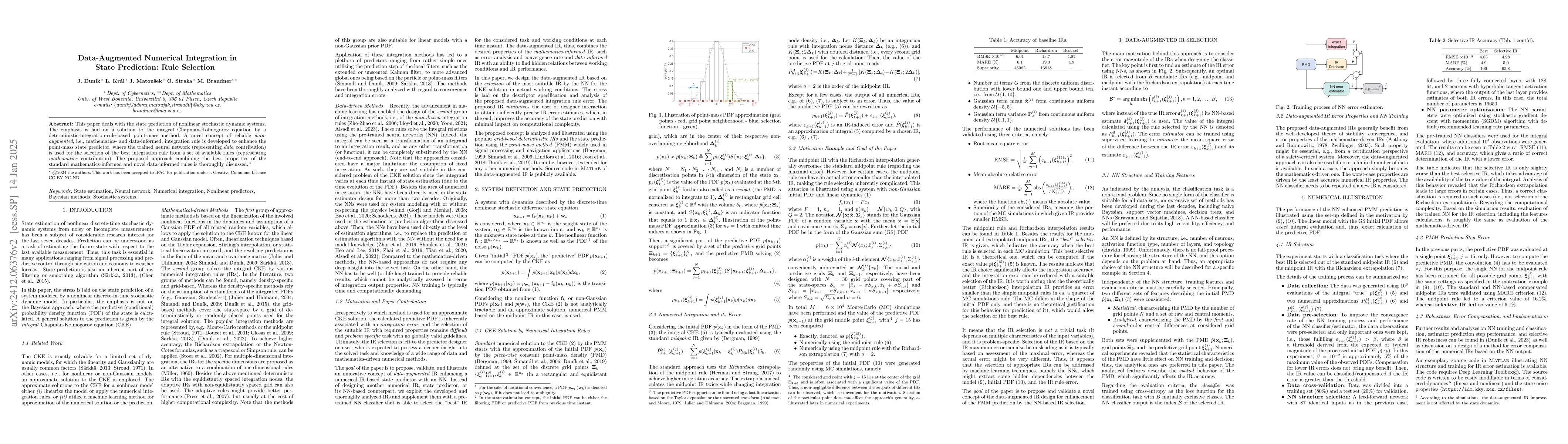 Thumbnail for Data-Augmented Numerical Integration in State Prediction: Rule Selection