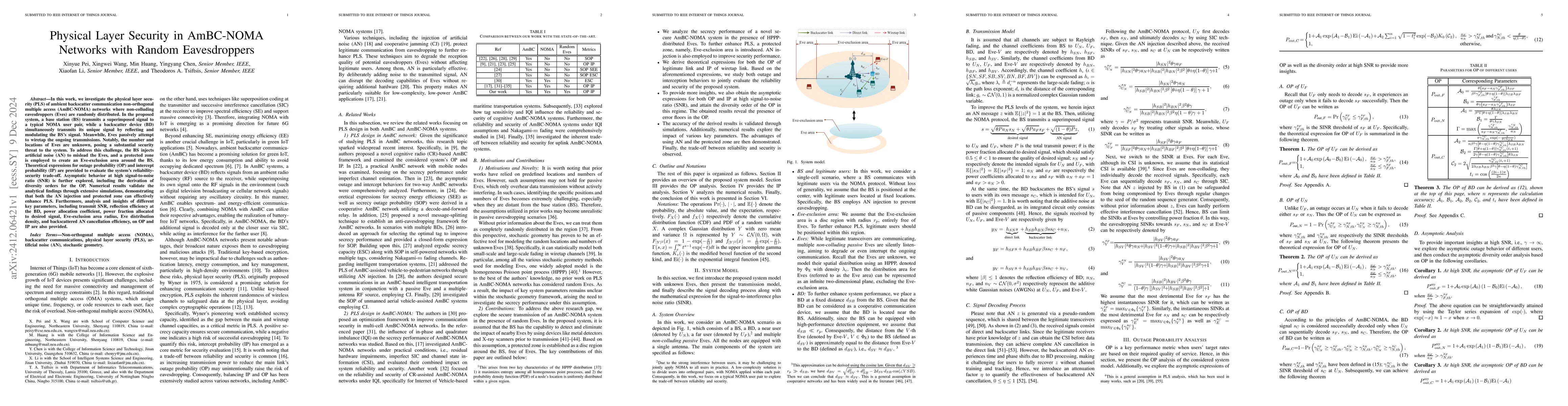 Thumbnail for Physical Layer Security in AmBC-NOMA Networks with Random Eavesdroppers