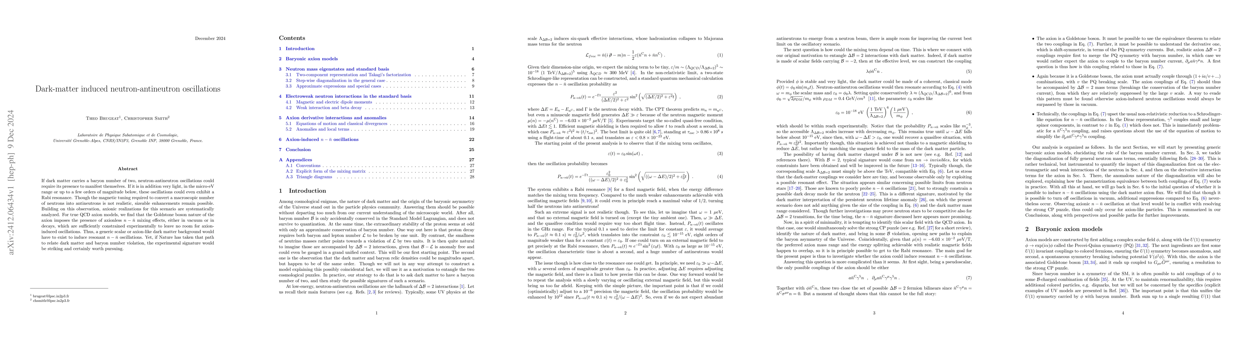 Thumbnail for Dark-matter induced neutron-antineutron oscillations