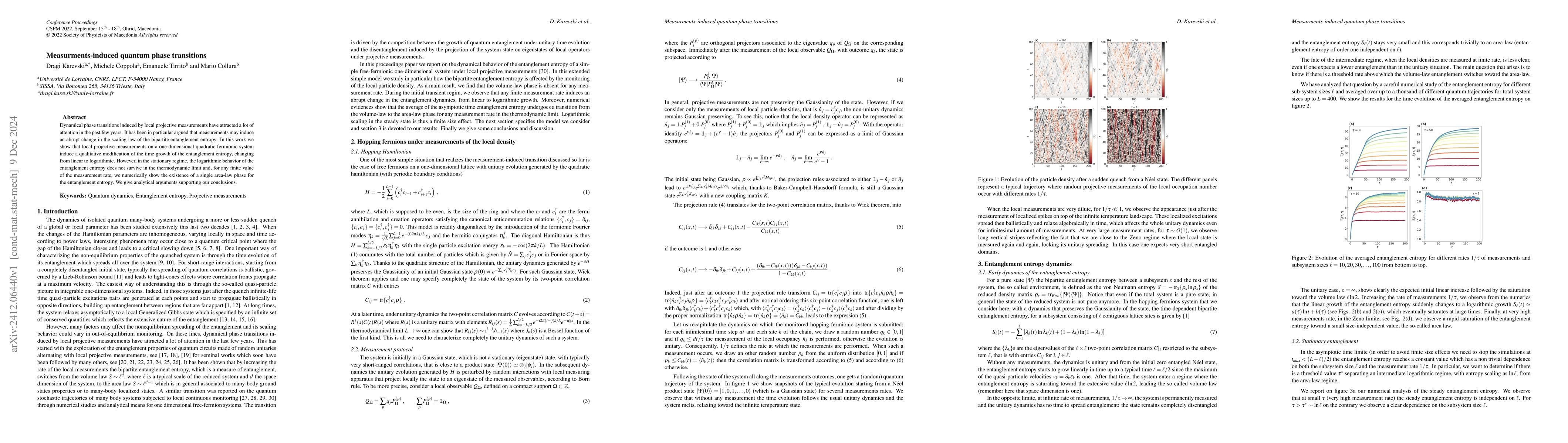 Thumbnail for Measurments-induced quantum phase transitions